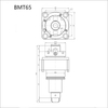 BMT65 Driven Live Turret Tool Holders With Milling Cutter 0 Degree