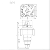 BMT45 Live Tool Holders With Milling Cutter 0 Degree Driven Live